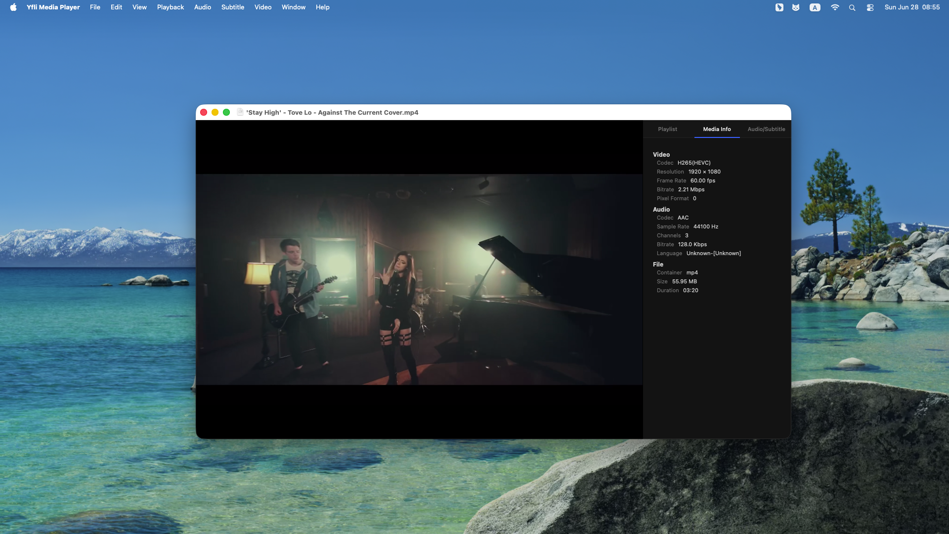 Yfli Media Player with subtitle and audio track controls